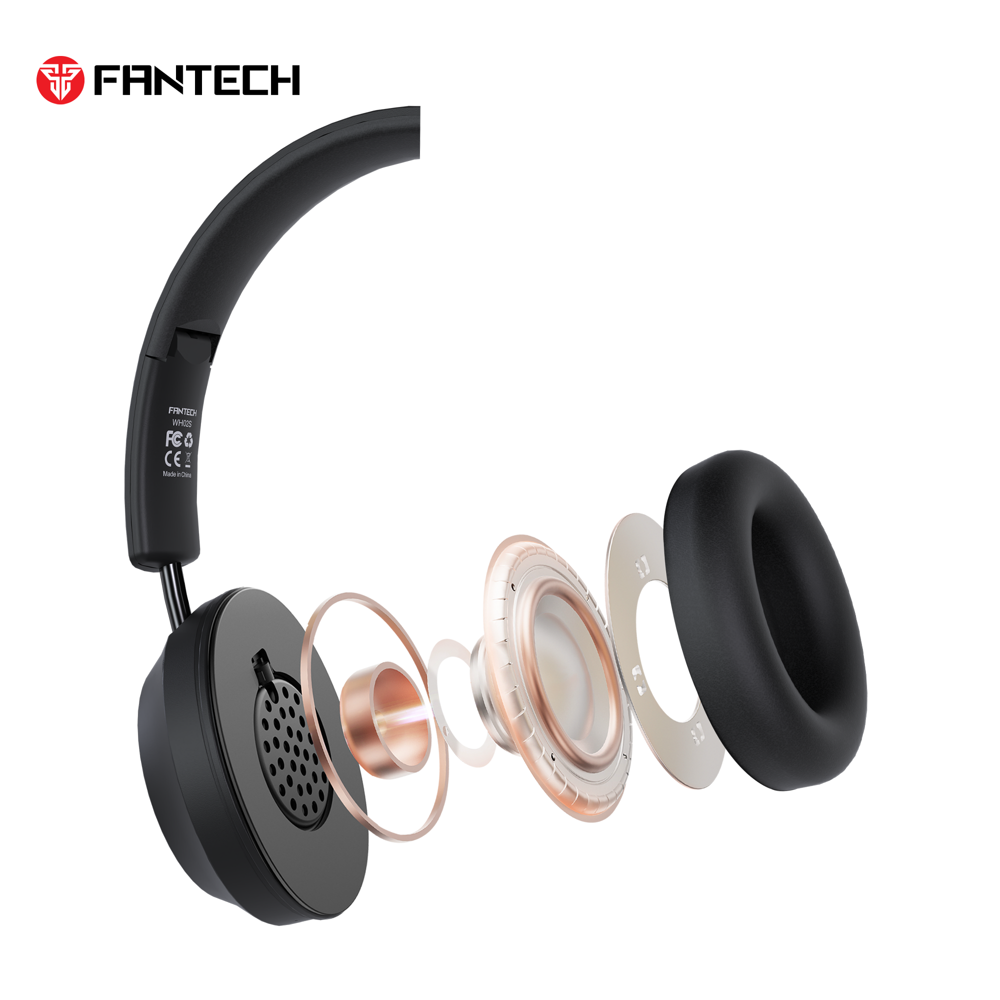 FANTECH WH02S GO AIR WIRELESS HEADSET Black FANTECH WH02S GO AIR WIRELESS HEADSET Black
